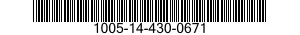 1005-14-430-0671 SPRING ASSEMBLY,EXTRACTOR,SMALL ARMS 1005144300671 144300671