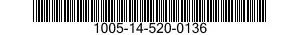 1005-14-520-0136 FEEDER,AMMUNITION,MACHINE GUN-AUTOMATIC GUN 1005145200136 145200136