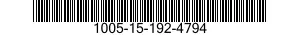 1005-15-192-4794 FOLLOWER,CARTRIDGE,SMALL ARMS 1005151924794 151924794