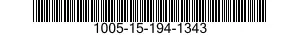 1005-15-194-1343 PLATE,BUTT,SHOULDER GUN STOCK 1005151941343 151941343