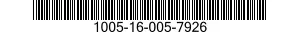 1005-16-005-7926 LEVER,DECOCKING 1005160057926 160057926