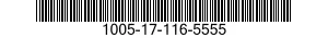 1005-17-116-5555 VERGRENDELVEER 1005171165555 171165555