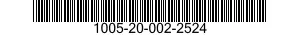 1005-20-002-2524 ADAPTER RAIL,WEAPON MOUNTED 1005200022524 200022524