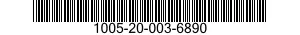 1005-20-003-6890 BARREL,MACHINE GUN 1005200036890 200036890