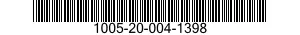 1005-20-004-1398 BARREL,AUTOMATIC GUN 1005200041398 200041398