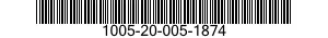 1005-20-005-1874 GRIP,MACHINE GUN 1005200051874 200051874