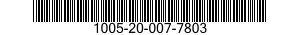 1005-20-007-7803 BODY ASSEMBLY,GUN,AUTOMATIC 1005200077803 200077803