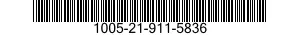 1005-21-911-5836 RIFLE,CALIBER .22 1005219115836 219115836