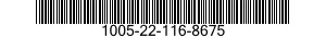 1005-22-116-8675  1005221168675 221168675