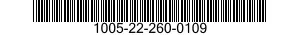 1005-22-260-0109  1005222600109 222600109