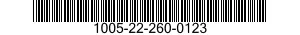 1005-22-260-0123  1005222600123 222600123