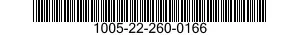 1005-22-260-0166  1005222600166 222600166