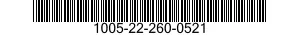 1005-22-260-0521  1005222600521 222600521