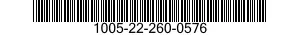 1005-22-260-0576  1005222600576 222600576