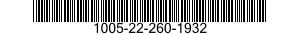 1005-22-260-1932  1005222601932 222601932