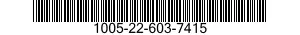 1005-22-603-7415 BARREL,MACHINE GUN 1005226037415 226037415