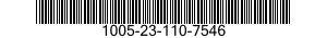 1005-23-110-7546 BOLT,AUTOMATIC WEAPON 1005231107546 231107546