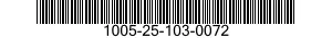 1005-25-103-0072  1005251030072 251030072