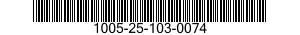 1005-25-103-0074  1005251030074 251030074