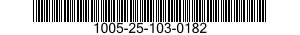 1005-25-103-0182  1005251030182 251030182