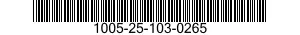 1005-25-103-0265  1005251030265 251030265