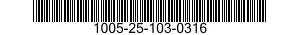 1005-25-103-0316  1005251030316 251030316
