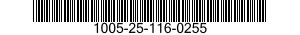 1005-25-116-0255  1005251160255 251160255