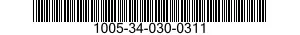 1005-34-030-0311 CAM,BREECH LOCK,MACHINE GUN 1005340300311 340300311