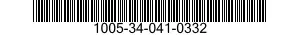 1005-34-041-0332 LOCK,BREECH,MACHINE GUN 1005340410332 340410332