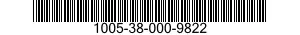 1005-38-000-9822 PAD,RECOIL 1005380009822 380009822