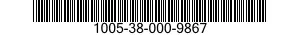 1005-38-000-9867 MACHINE GUN,5.56 MILLIMETER 1005380009867 380009867