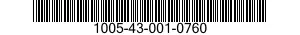 1005-43-001-0760 BAR,TRIGGER 1005430010760 430010760