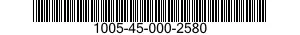 1005-45-000-2580 MACHINE GUN,7.62 MILLIMETER 1005450002580 450002580