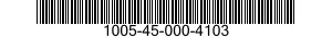 1005-45-000-4103 RECEIVER,AUTOMATIC GUN 1005450004103 450004103