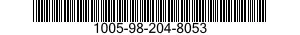 1005-98-204-8053 BARREL,MACHINE GUN 1005982048053 982048053