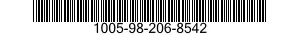 1005-98-206-8542 BARREL,MACHINE GUN 1005982068542 982068542