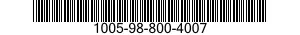 1005-98-800-4007 PIN,GROOVED,HEADED 1005988004007 988004007