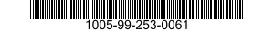 1005-99-253-0061 SPRING,HELICAL,COMPRESSION 1005992530061 992530061