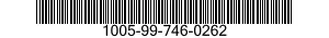 1005-99-746-0262  1005997460262 997460262