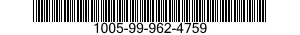 1005-99-962-4759  1005999624759 999624759