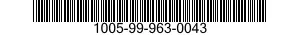 1005-99-963-0043  1005999630043 999630043