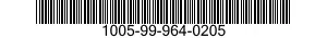 1005-99-964-0205  1005999640205 999640205