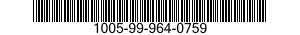 1005-99-964-0759  1005999640759 999640759