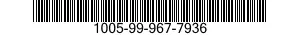 1005-99-967-7936 BARREL,MACHINE GUN 1005999677936 999677936