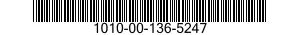 1010-00-136-5247 BUFFER,RECOIL MECHANISM 1010001365247 001365247