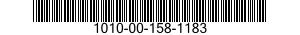1010-00-158-1183  1010001581183 001581183