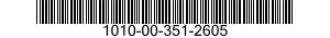 1010-00-351-2605 TRANSDUCER,MAGNETIC 1010003512605 003512605