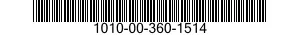 1010-00-360-1514  1010003601514 003601514
