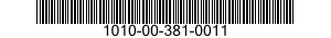1010-00-381-0011  1010003810011 003810011