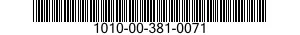 1010-00-381-0071  1010003810071 003810071